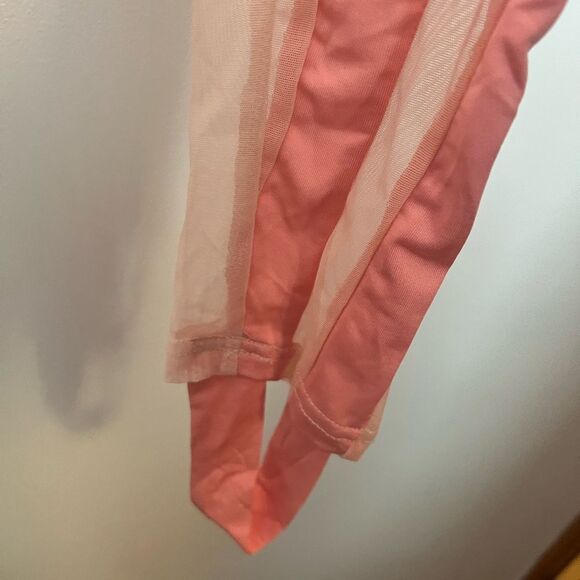 SWANK Pink Sheer Leggings - Picture 3 of 5